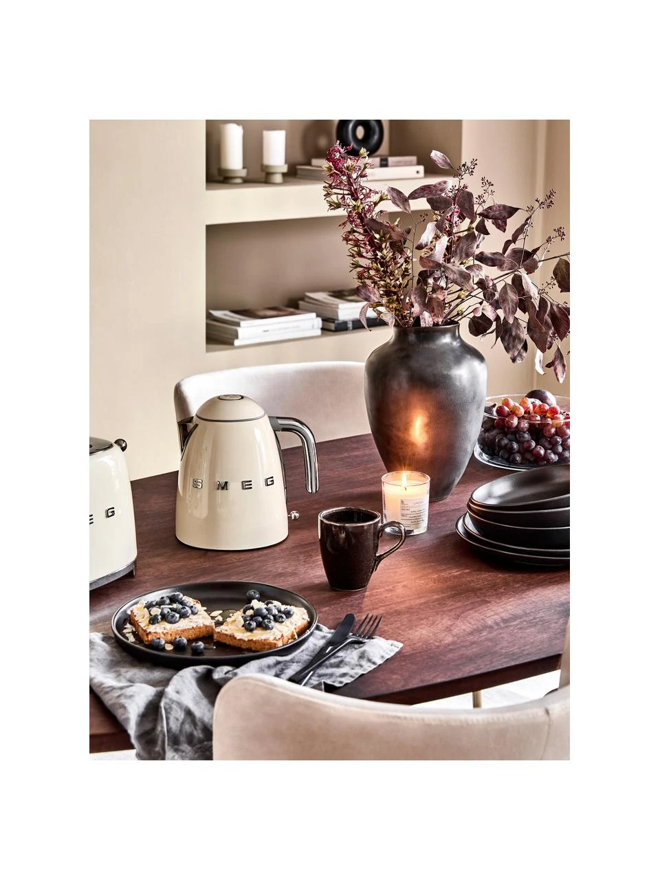 Broste Copenhagen Handgemachte Tassen Nordic Coal aus Steingut in verschiedenen Größen, 6 Stück, Ø 8 x H 10 cm, 250 ml 2 Broste Copenhagen Handgemachte Tassen Nordic Coal aus Steingut in verschiedenen Größen, 6 Stück, Ø 8 x H 10 cm, 250 ml – Bild 2