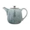 Broste Copenhagen Handgemachte Teekanne Nordic Sea aus Steingut, 1.3 L