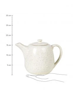 Broste Copenhagen Handgemachte Teekanne Nordic Vanilla aus Steingut, 1,3 L 7 Broste Copenhagen Handgemachte Teekanne Nordic Vanilla aus Steingut, 1,3 L -Küche Geschäft Handgemachte Teekanne Nordic Vanilla aus Steingut 13 L 2