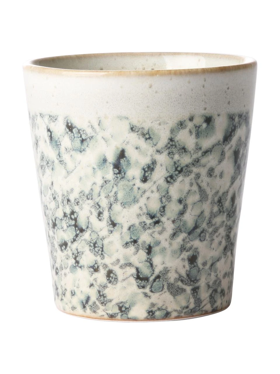 HKliving Handgemachte XS Becher 70's im Retro Style, 4er-Set, Ø 8 x H 8 cm, 200 ml 5 HKliving Handgemachte XS Becher 70's im Retro Style, 4er-Set, Ø 8 x H 8 cm, 200 ml – Bild 5