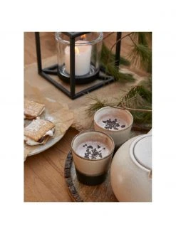 HKliving Handgemachte XS Becher 70's im Retro Style, 4er-Set, Ø 8 x H 8 cm, 200 ml 8 HKliving Handgemachte XS Becher 70's im Retro Style, 4er-Set, Ø 8 x H 8 cm, 200 ml -Küche Geschäft Handgemachte XS Becher 70s im Retro Style 4er Set 8