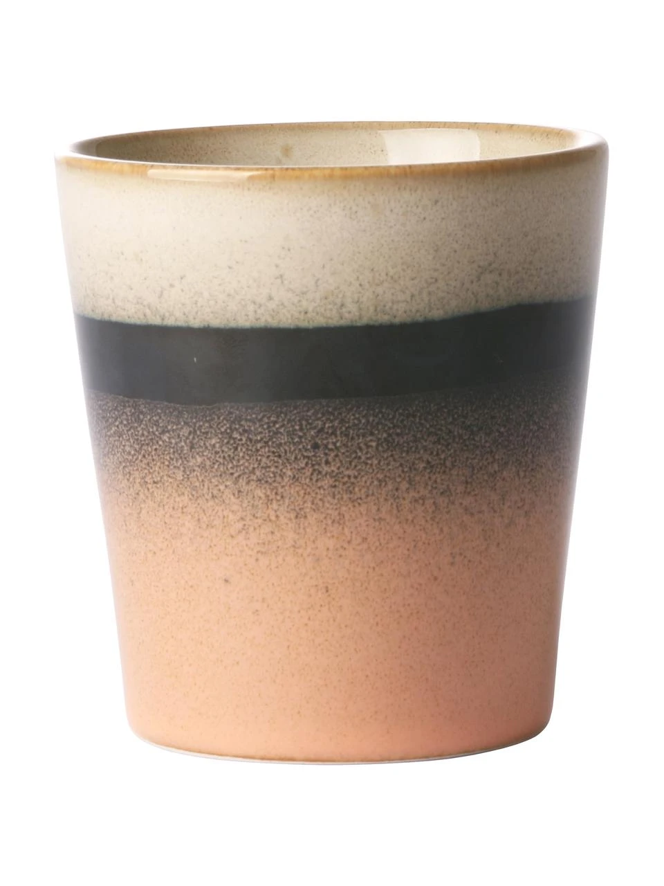 HKliving Handgemachte XS Becher 70's im Retro Style, 6er-Set, Ø 8 x H 8 cm, 200 ml 5 HKliving Handgemachte XS Becher 70's im Retro Style, 6er-Set, Ø 8 x H 8 cm, 200 ml – Bild 5