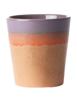 HKliving Handgemachte XS Becher 70's im Retro Style, 6er-Set, Ø 8 x H 8 cm, 200 ml 9 HKliving Handgemachte XS Becher 70's im Retro Style, 6er-Set, Ø 8 x H 8 cm, 200 ml -Küche Geschäft Handgemachte XS Becher 70s im Retro Style 6er Set 9