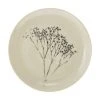Bloomingville Handgemachter Frühstücksteller Bea mit Gräser-Motiv, Ø 22 cmNur noch 1 Artikel verfügbar