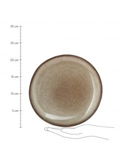 Bloomingville Handgemachter Frühstücksteller Sandrine in Beige, Ø 22 x H 2 cm 2 Bloomingville Handgemachter Frühstücksteller Sandrine in Beige, Ø 22 x H 2 cm -Küche Geschäft Handgemachter Fruhstucksteller Sandrine in Beige 2