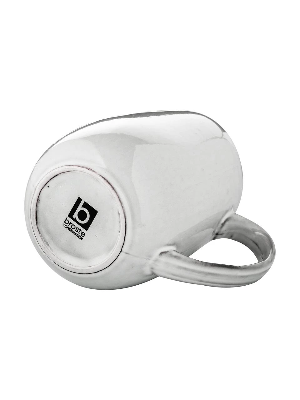 Broste Copenhagen Handgemachter Milchkrug Nordic Sand aus Steingut, 1 L, B 17 x H 16 cm 4 Broste Copenhagen Handgemachter Milchkrug Nordic Sand aus Steingut, 1 L, B 17 x H 16 cm – Bild 4