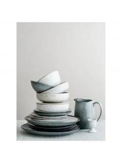 Broste Copenhagen Handgemachter Milchkrug Nordic Sea aus Steingut, 1 L, B 17 x H 16 cm 5 Broste Copenhagen Handgemachter Milchkrug Nordic Sea aus Steingut, 1 L, B 17 x H 16 cm -Küche Geschäft Handgemachter Milchkrug Nordic Sea aus Steingut 1 L 5