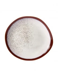 HKliving Handgemachter Speiseteller 70's im Retro Style, 2 Stück, Ø 29 cm