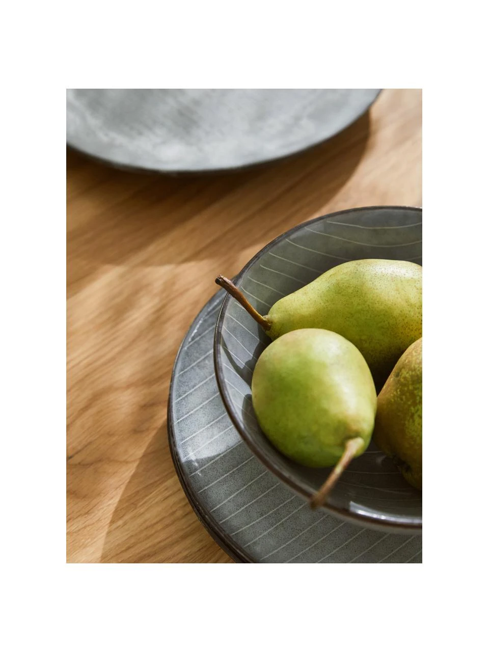 Handgemachtes Geschirr-Set Nordic Sea aus Steingut, 4 Personen (12-tlg.), Steingut, Grau- & Blautöne, Set mit verschiedenen Größen Broste Copenhagen Handgemachtes Geschirr-Set Nordic Sea aus Steingut, 4 Personen (12-tlg.), Set mit verschiedenen Größen -Küche Geschäft Handgemachtes Geschirr Set Nordic Sea aus Steingut 4 Personen 12 tlg 3