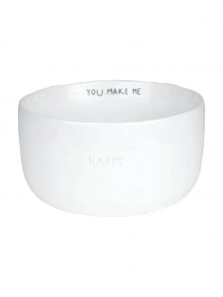 Räder Handgemachtes Porzellan-Schälchen Happy, Ø 14 cm, Ø 14 x H 7 cm