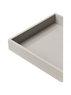 Westwing Collection Hochglanz-Tablett Hayley in Grau, B 30 x T 30 cm 7 Westwing Collection Hochglanz-Tablett Hayley in Grau, B 30 x T 30 cm -Küche Geschäft Hochglanz Tablett Hayley in Grau 3