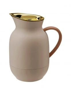 Stelton Isolierkanne Amphora in Rosa matt/Gold, 1 L