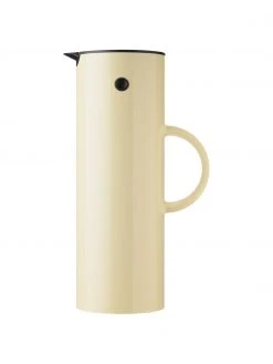 Stelton Isolierkanne EM77 in Pastellgelb, Ø 11 x H 30 cm