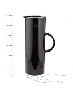 Stelton Isolierkanne EM77 in Schwarz glänzend, 1 L -Küche Geschäft Isolierkanne EM77 in Schwarz glanzend 1 L 2