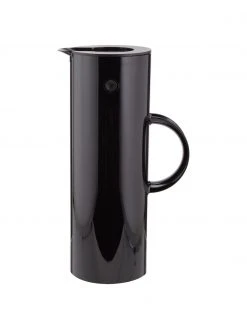 Stelton Isolierkanne EM77 in Schwarz glänzend, 1 L