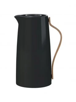 Stelton Isolierkanne Emma, Schwarz glänzend, 1.2 L