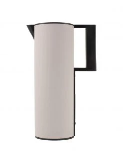Isolierkanne Soho in Beige/Schwarz, B 12 x H 31 cm