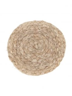 Calma House Jute-Untersetzer Ural, 4 Stück, Ø 10 cm