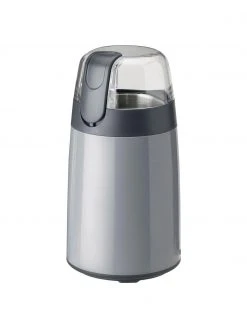 Stelton Kaffeemühle Emma in Grau glänzend, Ø 10 x H 19 cm