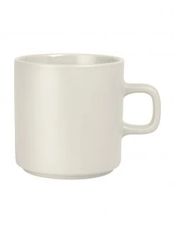 Blomus Kaffeetassen Pilar in Beige matt/glänzend, 6 Stück, Ø 9 x H 9 cm, 250 ml