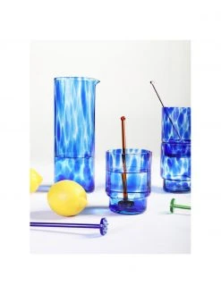 Küche Verkaufsladen -Küche Geschäft Karaffe Tortoise in BlauTransparent 800 ml 1