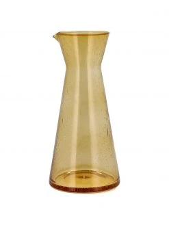 Lyngby Karaffe Valencia in Gelb, 1.1 L