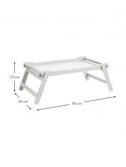 Klappbares Bett-Tablett aus Holz, L 58 x B 36 cm -Küche Geschäft Klappbares Bett Tablett aus Holz L 58 x B 36 cm 2