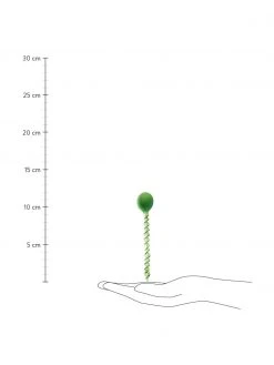 HKliving Kleine Glas-Löffel Emeralds in Grün/Transparent, 4 Stück, L 12 cm -Küche Geschäft Kleine Glas Loffel Emeralds in GrunTransparent 4 Stuck 2