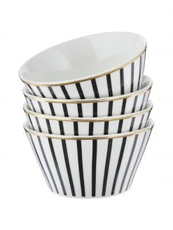 Dutch Rose Kleine Schälchen Pluto Loft mit Streifendekor und Goldrand, 4 Stück, Ø 10 x H 6 cm 9 Dutch Rose Kleine Schälchen Pluto Loft mit Streifendekor und Goldrand, 4 Stück, Ø 10 x H 6 cm -Küche Geschäft Kleine Schalchen Pluto Loft mit Streifendekor und Goldrand 4 Stuck 3