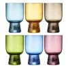 Lyngby Kleine bunte Wassergläser Tumbli, 6-er Set, Ø 8 x H 12 cm, 300 ml