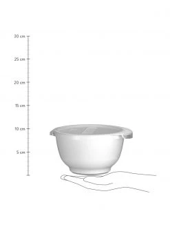 Rosti Kleines Schüssel-Set Margrethe in Weiß mit Deckel, 4-tlg., Set mit verschiedenen Größen -Küche Geschäft Kleines Schussel Set Margrethe in Weiss mit Deckel 4 tlg 2