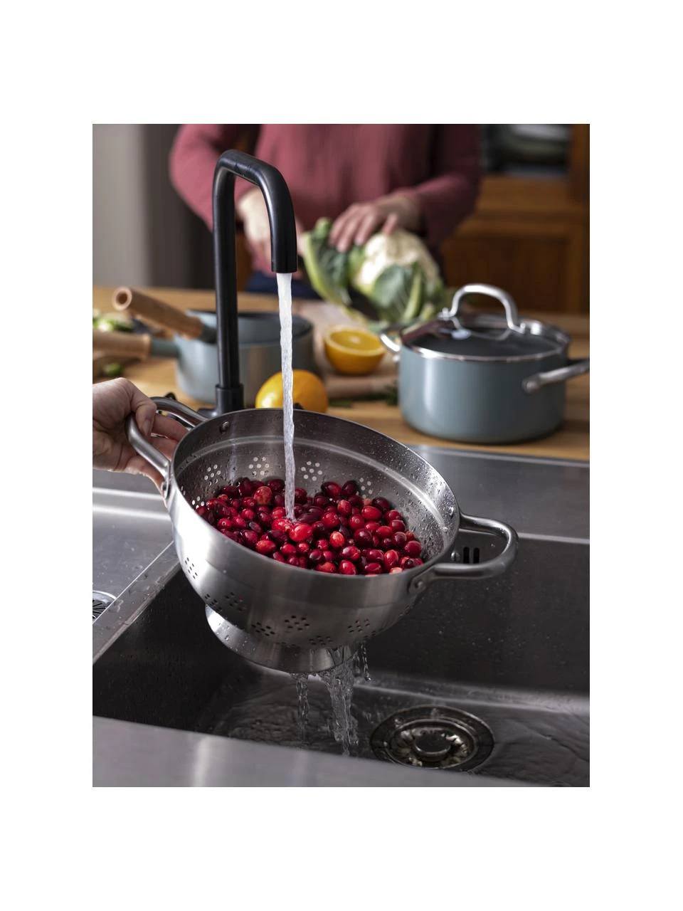 Koch-Set Mayflower in Blau mit Antihaftbeschichtung, 10-tlg., Set mit verschiedenen Größen 4 Koch-Set Mayflower in Blau mit Antihaftbeschichtung, 10-tlg., Set mit verschiedenen Größen – Bild 4