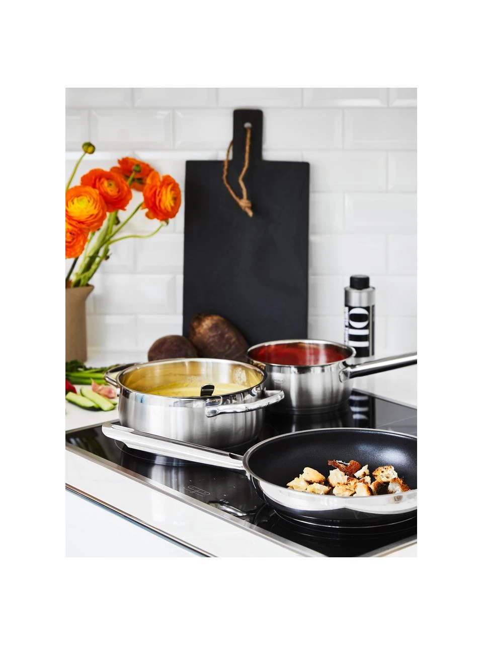 Rösle Kochtöpfe Elegance aus Edelstahl, 4er-Set, Set mit verschiedenen Größen 5 Rösle Kochtöpfe Elegance aus Edelstahl, 4er-Set, Set mit verschiedenen Größen – Bild 5