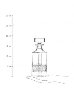 RCR Kristall-Dekanter Calicavino mit Relief, 850 ml, H 19 cm, 850 ml -Küche Geschäft Kristall Dekanter Calicavino mit Relief 850 ml 2