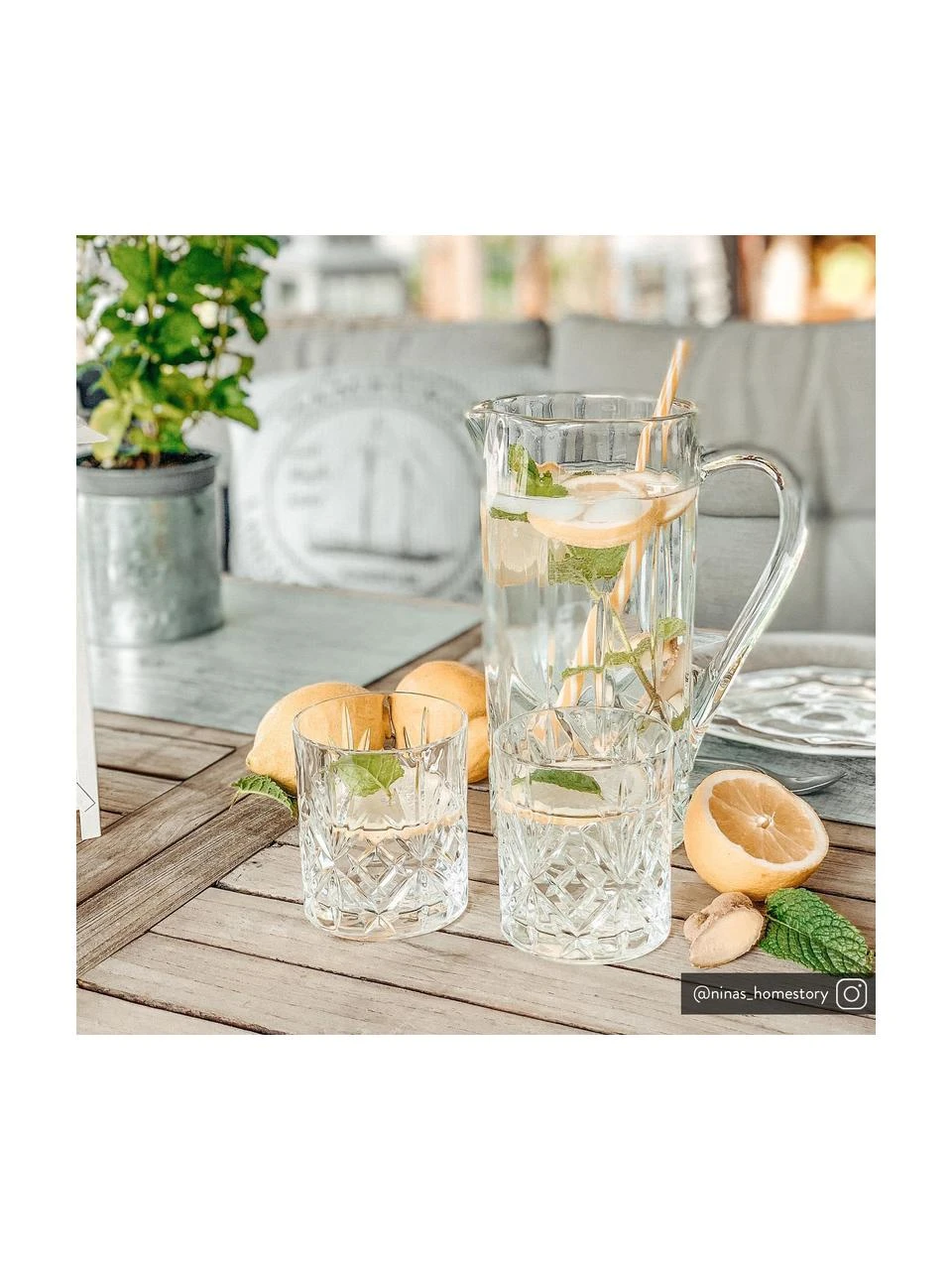 RCR Kristall-Krug Opera mit Relief, 1.2 L, H 23 cm, 1.2 L 2 RCR Kristall-Krug Opera mit Relief, 1.2 L, H 23 cm, 1.2 L – Bild 2