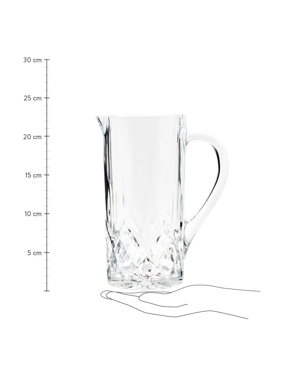 RCR Kristall-Krug Opera mit Relief, 1.2 L, H 23 cm, 1.2 L 4 RCR Kristall-Krug Opera mit Relief, 1.2 L, H 23 cm, 1.2 L – Bild 4