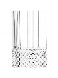 RCR Kristall-Longdrinkgläser Brillante mit Relief, 6 Stück, Ø 7 x H 15 cm, 350 mlNur noch wenige verfügbar -Küche Geschäft Kristall Longdrinkglaser Brillante mit Relief 6 Stuck 3