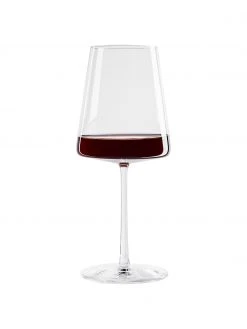 Kristall-Rotweingläser Power in Kegelform, 6 Stück, Ø 9 x H 23 cm, 520 ml