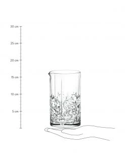 RCR Kristall-R&uuml;hrglas Tattoo mit Relief, 650 ml, Ø 10 x H 16 cm, 650 ml -Küche Geschäft Kristall Ruhrglas Tattoo mit Relief 650 ml 2