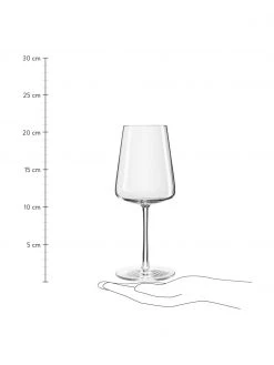 Kristall-Wei&szlig;weingl&auml;ser Power in Kegelform, 6 St&uuml;ck, Ø 9 x H 21 cm, 400 ml -Küche Geschäft Kristall Weissweinglaser Power in Kegelform 6 Stuck 4