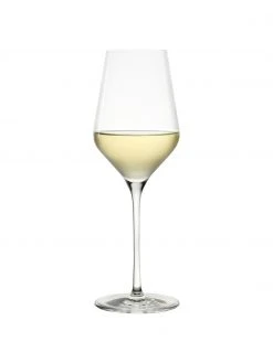Kristall-Weißweingläser Quatrophil, 6 Stück, Ø 8 x H 25 cm, 405 ml