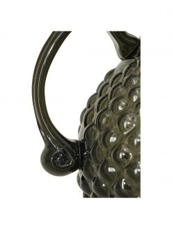 Krug Marie mit Reliefmuster in Grün, 1.2 L, Ø 16 x H 18 cm, 1.2 L -Küche Geschäft Krug Marie mit Reliefmuster in Grun 12 L 4