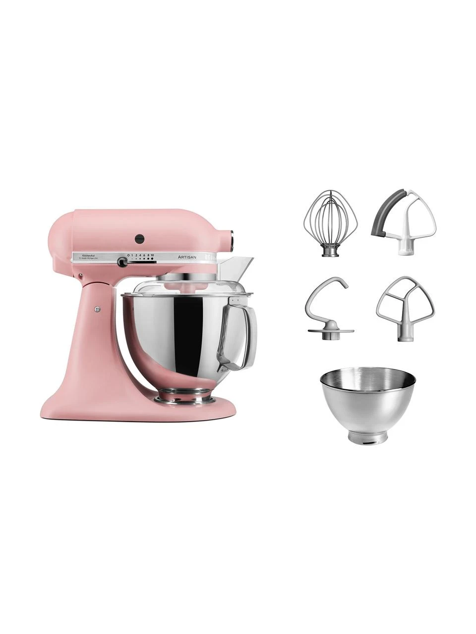KitchenAid Küchenmaschine Artisan in Rosa, B 37 x H 36 cmNur noch wenige verfügbar 5 KitchenAid Küchenmaschine Artisan in Rosa, B 37 x H 36 cmNur noch wenige verfügbar – Bild 5
