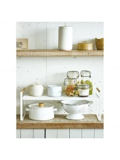 Yamazaki K&uuml;chenregal Tosca in Wei&szlig;, B 60 x H 22 cm -Küche Geschäft Kuchenregal Tosca in Weiss 4