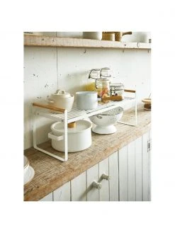 Yamazaki K&uuml;chenregal Tosca in Wei&szlig;, B 60 x H 22 cm -Küche Geschäft Kuchenregal Tosca in Weiss 5