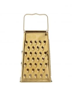 Bloomingville K&uuml;chenreibe Roland in Gold, B 9 x H 19 cm -Küche Geschäft Kuchenreibe Roland in Gold 3