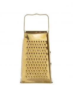 Bloomingville K&uuml;chenreibe Roland in Gold, B 9 x H 19 cm -Küche Geschäft Kuchenreibe Roland in Gold 4