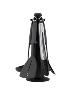 Joseph Joseph Küchenutensilien Elevate mit Ständer, 6er-Set, Ø 16 x H 36 cm