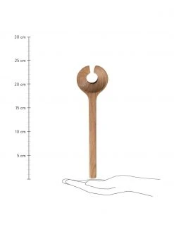 Bitz Kurzes Salatbesteck Bit aus Eichenholz, 2er-Set, L 24 cmNur noch 1 Artikel verfügbar 7 Bitz Kurzes Salatbesteck Bit aus Eichenholz, 2er-Set, L 24 cmNur noch 1 Artikel verfügbar -Küche Geschäft Kurzes Salatbesteck Bit aus Eichenholz 2er Set 2