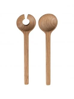 Bitz Kurzes Salatbesteck Bit aus Eichenholz, 2er-Set, L 24 cmNur noch 1 Artikel verfügbar